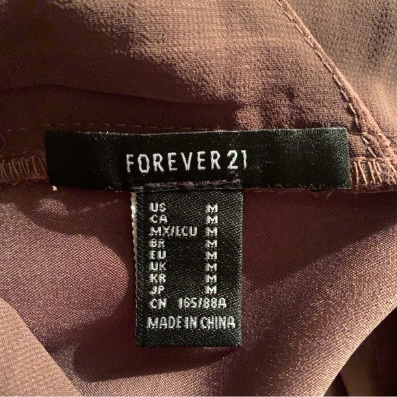 Forever 21 Sleeveless Satin Midi Slip Dress - Picture 11 of 12